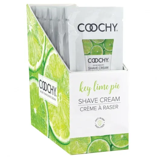 Vibrators Coochy Shave Cream Key Lime Pie 24pc FOIL