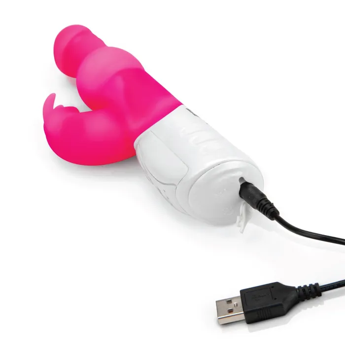 Vibrators Rabbit Essentials Rabbit Essentials RR Rechargeable Pleasure Pearls Rabbit Hot Pink