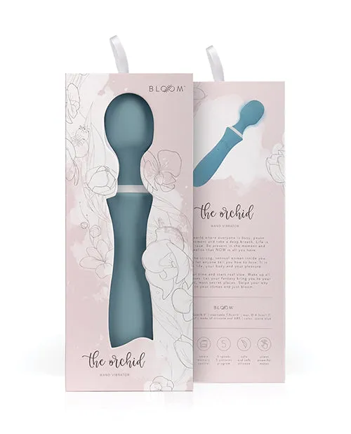 Bloom The Orchid Wand Vibrator Teal Onedc Vibrators