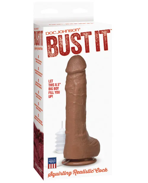 Doc Johnson Dildos Bust It Squirting Realistic Cock Nut Butter