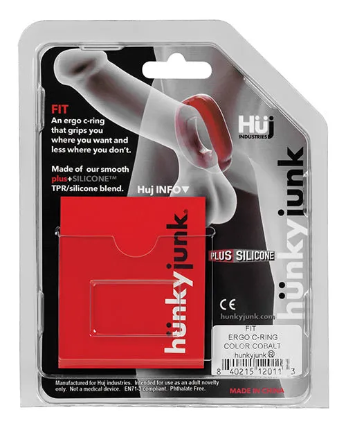 Male Sex Toys Hunky Junk Fit Ergo C Ring Blue Ox Designs LLCDba Oxballs