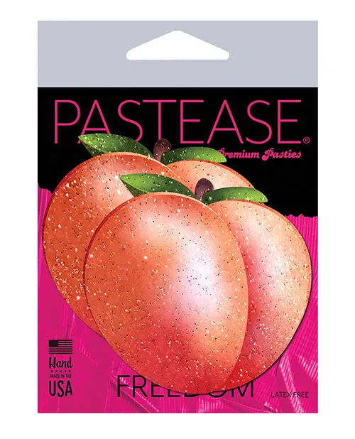 Pastease Vibrators Pastease Premium Fuzzy Sparkling Georgia Peach Orange Os