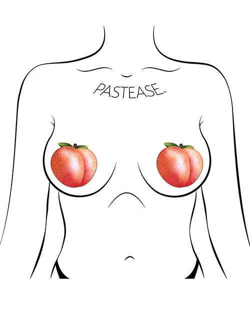 Pastease Vibrators Pastease Premium Fuzzy Sparkling Georgia Peach Orange Os
