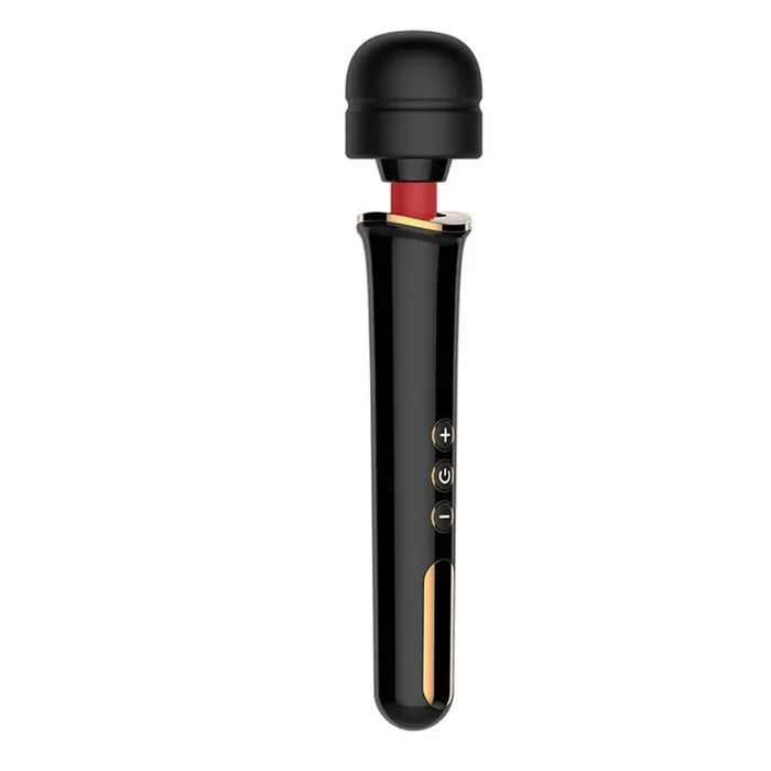 Spanksy Vibrators Vibrator Sex Toy for Women Rechargeable Wand 10 Frequency 5 Speed Black