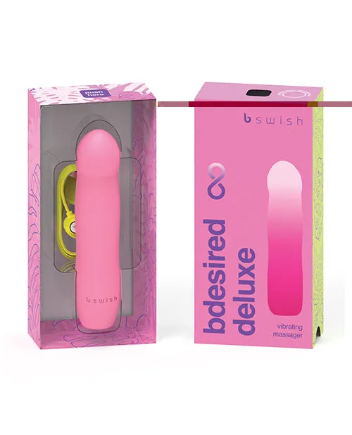 Vibrators Bonner Trading Usa INC Bdesired Infinite Deluxe Flamingo Vibrator Pink