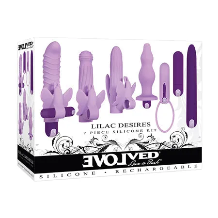 Evolved Lilac Desires 7Piece Kit Purple evolv Vibrators