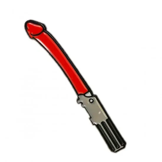 Vibrators Geeky Kinky Dick Saber Pin Geeky Kinky