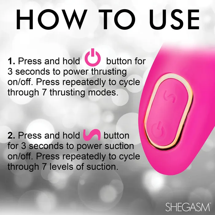 Vibrators ProThrust Thrusting Suction Rabbit XR Brands