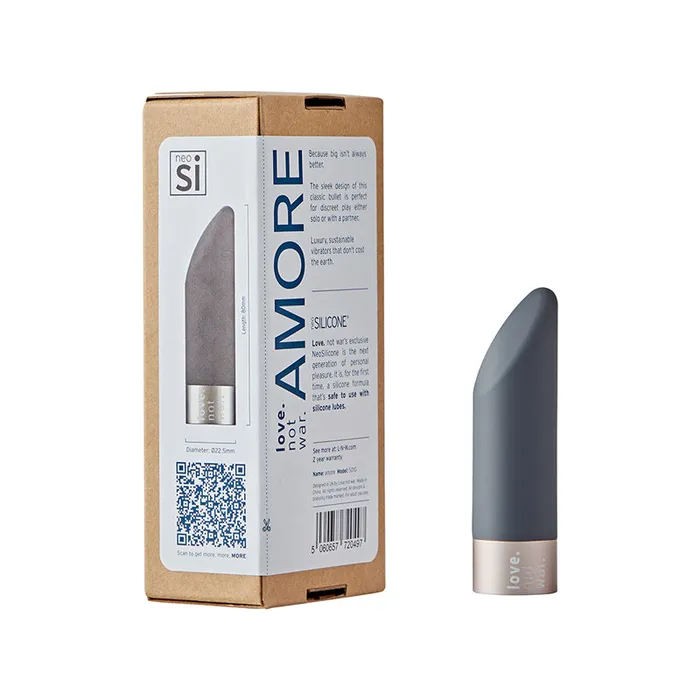 Audo Design Ltd Vibrators Love Not War Amore Head Grey