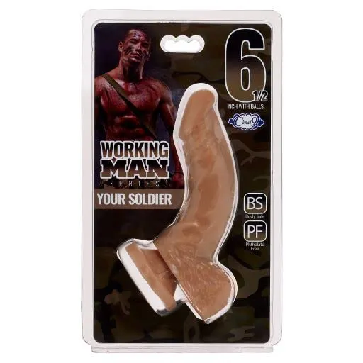 Cloud 9 Novelties Vibrators Cloud 9 Working Man 65 Tan Your Soldier quot