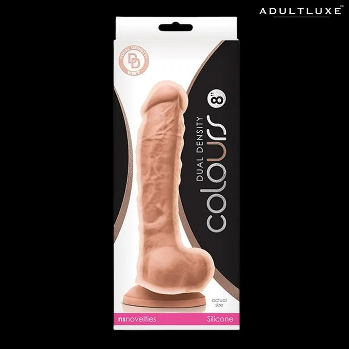 Dildos NS Novelties Colours Dual Density 8 Inch Silicone Dildo