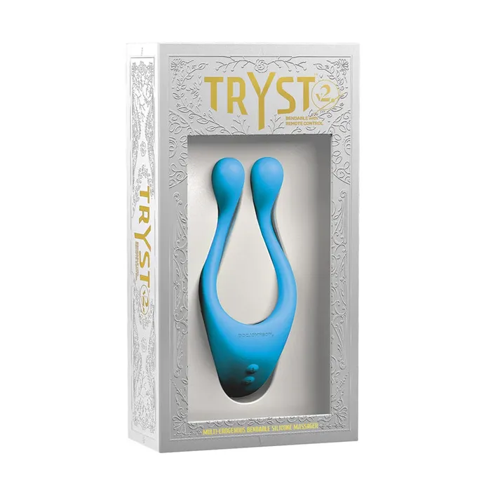 Doc Johnson Vibrators Tryst V2 Bend Multi Erog Zone Massagteal