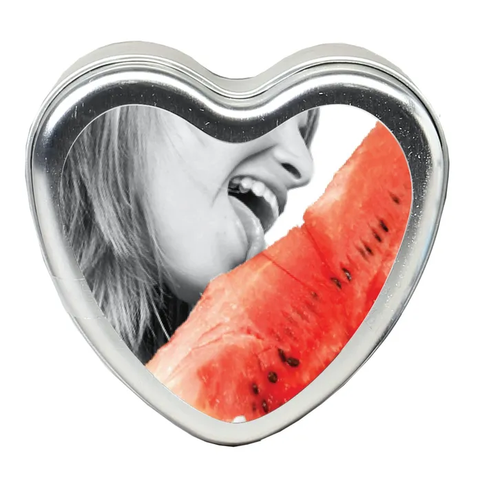 Earthly Body Vibrators Edible Candle Watermelon 4 Oz