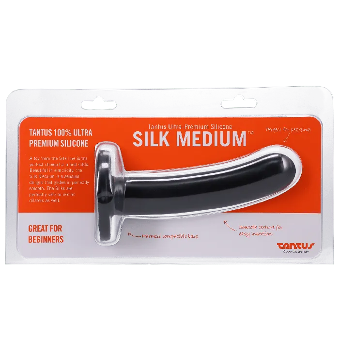 Male Sex Toys Tantus Silk Medium Onyx Firm