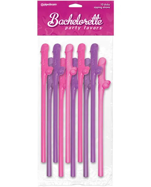Pipedream Products Vibrators Bachelorette Party Favors Pecker Straws