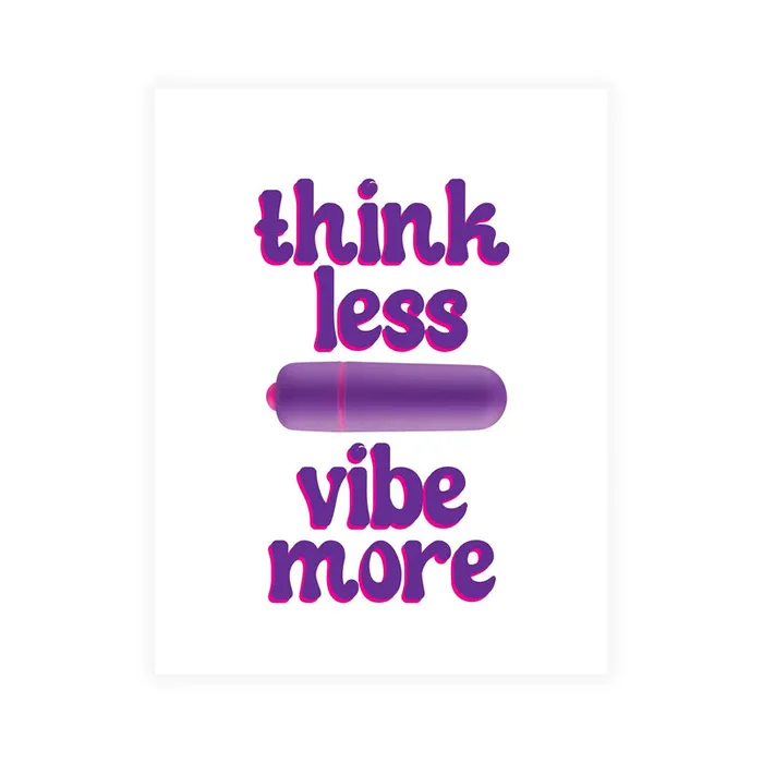 Rock Candy Naughty Vibes Think Less Vibe More Card Vibrators