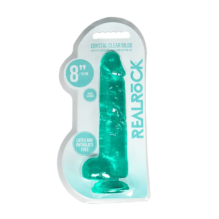 Shots America LLC Female Sex Toys Realrock Realistic Dildo WBall 8In Tur