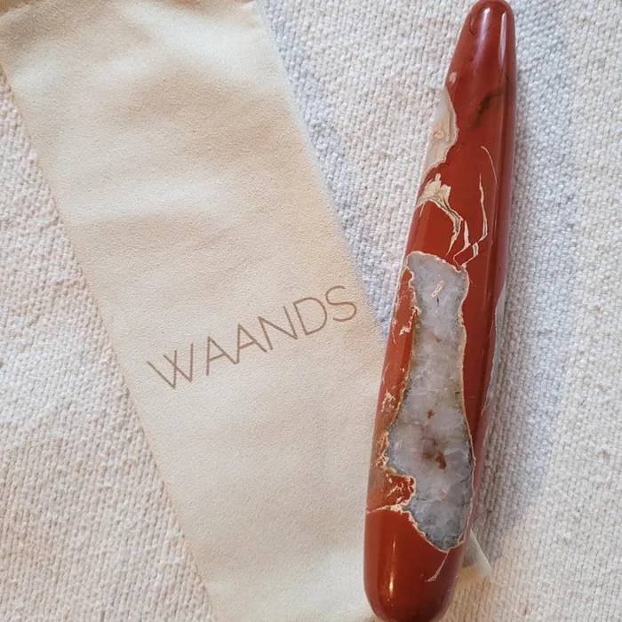 Vibrators WAANDS Red Jasper Pleasure Wand Imperfect Vibrators WAANDS Red Jasper Pleasure Wand Imperfect