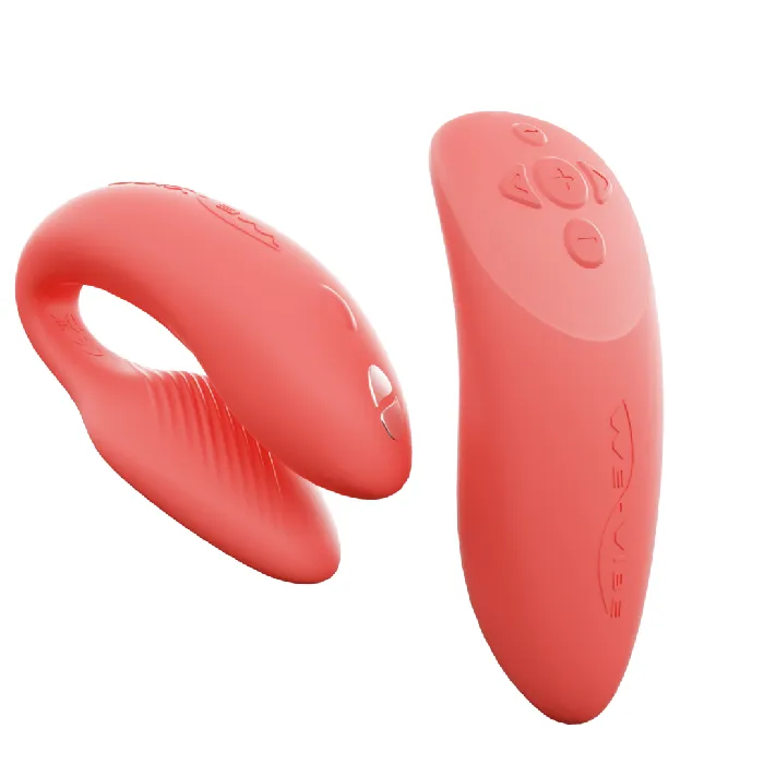 WeVibe Vibrators WeVibe Chorus Remote App Controlled Couples Vibrator Crave Coral