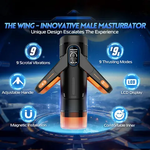 CYBERSKIN THE WING THRUSTING AUTO MASTURBATOR TOPCO Male Sex Toys