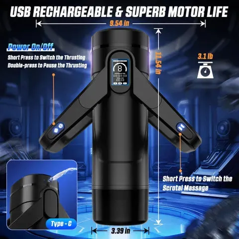 CYBERSKIN THE WING THRUSTING AUTO MASTURBATOR TOPCO Male Sex Toys
