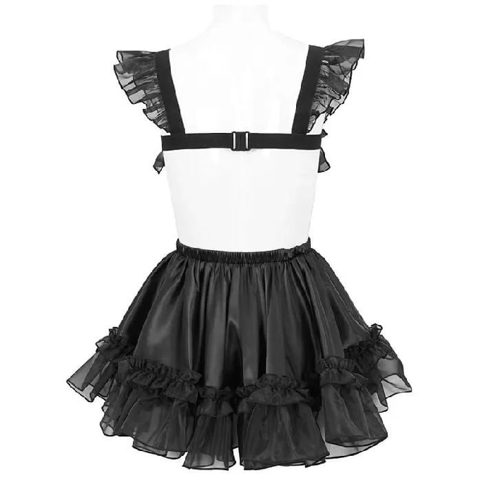 EVEs SECRETS Anal Seductive Hollow Out Lingerie Dress Black Gothic Dress
