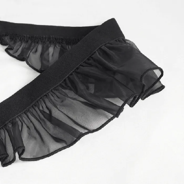 EVEs SECRETS Anal Seductive Hollow Out Lingerie Dress Black Gothic Dress