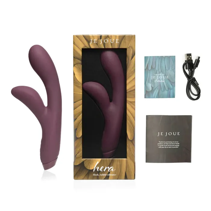 Je Joue Hera Rabbit Rechargeable Vibrator Purple Fuchsia Je Joue Vibrators