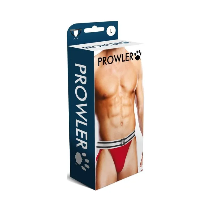 Prowler Jock Red and White Large Prowler Vibrators