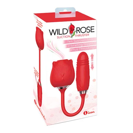Vibrators icon brands Wild Rose Suction Thruster Rose Vibrator