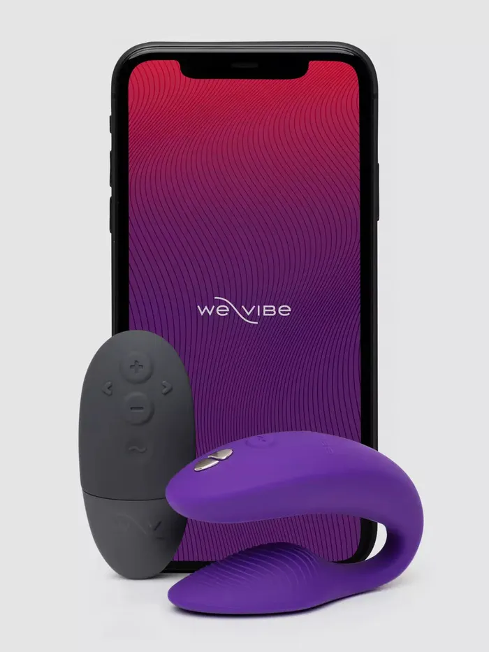 We Vibe SYNC 2 Remote Control and App Rechargeable Couples Vibrator Purple We Vibe Vibrators