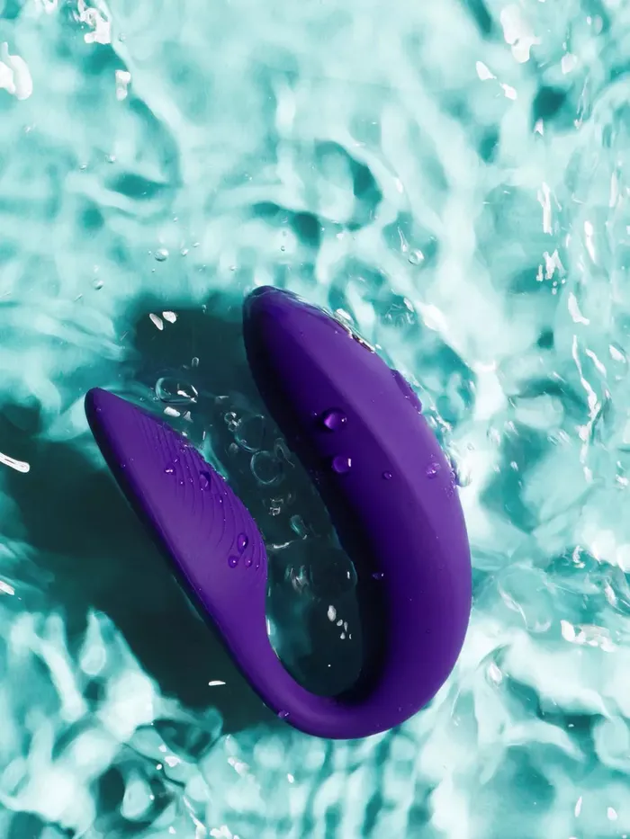 We Vibe SYNC 2 Remote Control and App Rechargeable Couples Vibrator Purple We Vibe Vibrators