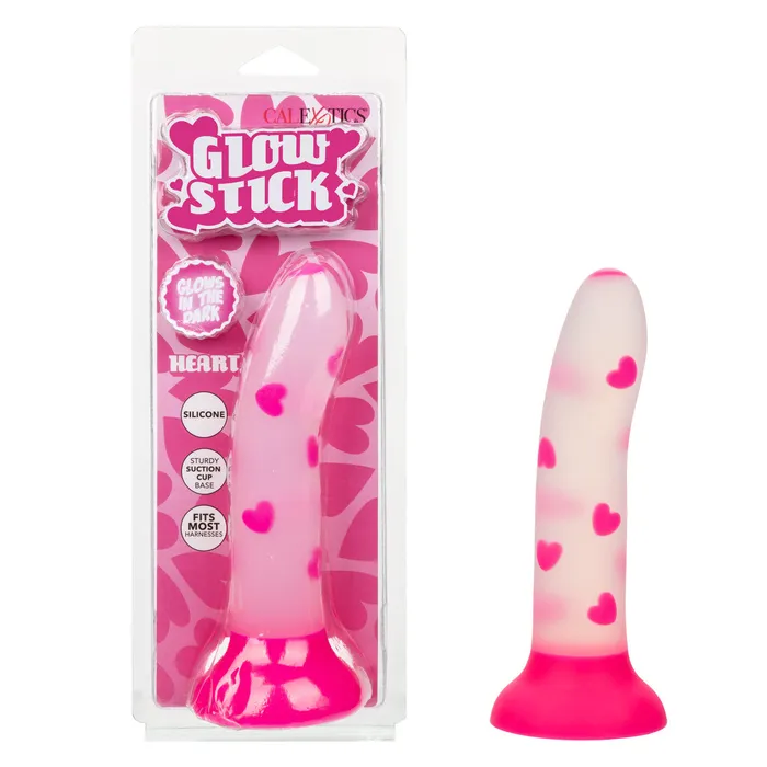 CalExotics Dildos Glow Stick Heart Silicone Dildo CalExotics Dildos Glow Stick Heart Silicone Dildo