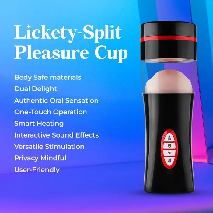 FRISKY BUSINESS SG Male Sex Toys LicketySplit Pleasure Cup Automatic Man Masturbator