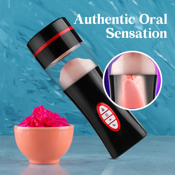 FRISKY BUSINESS SG Male Sex Toys LicketySplit Pleasure Cup Automatic Man Masturbator