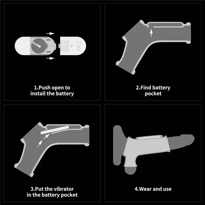 LOVETOY Male Sex Toys Vibrating Wave Knights Ring with Scrotum Sleeve