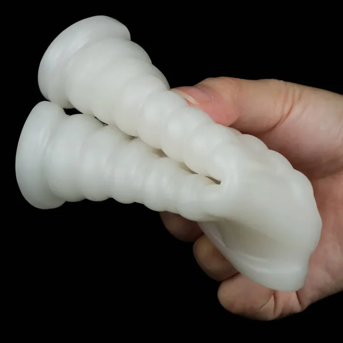 LOVETOY Male Sex Toys Vibrating Wave Knights Ring with Scrotum Sleeve