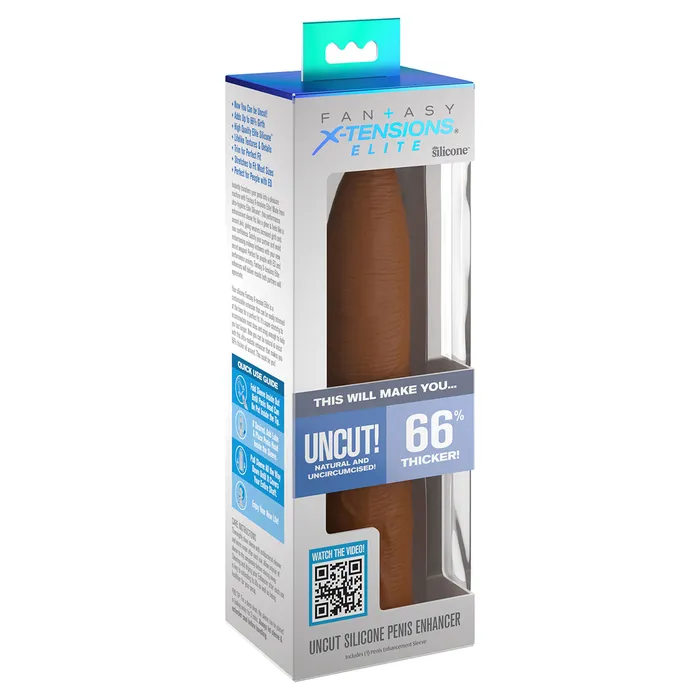 Male Sex Toys Pipedream Uncut 7 Silicone Penis Enhancer Tan Male Sex Toys Pipedream Uncut 7 Silicone Penis Enhancer Tan