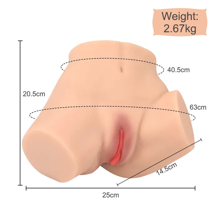 nastnova Male Sex Toys AngelaFor EU Customers 588lb Mini Ass Sex Doll Torso