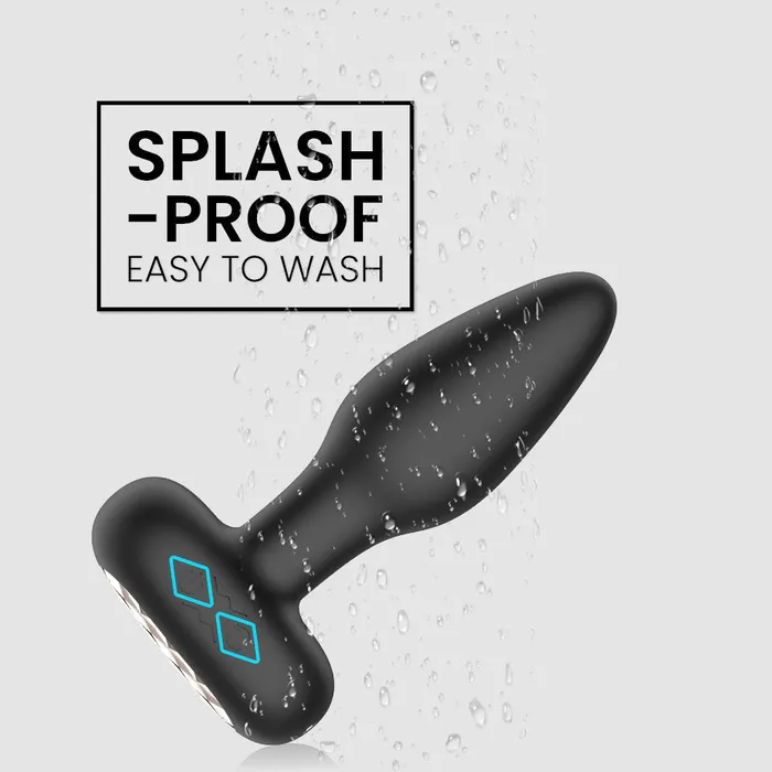 Obsidian Vibrating Silicone Anal Plug FRISKY BUSINESS SG Male Sex Toys