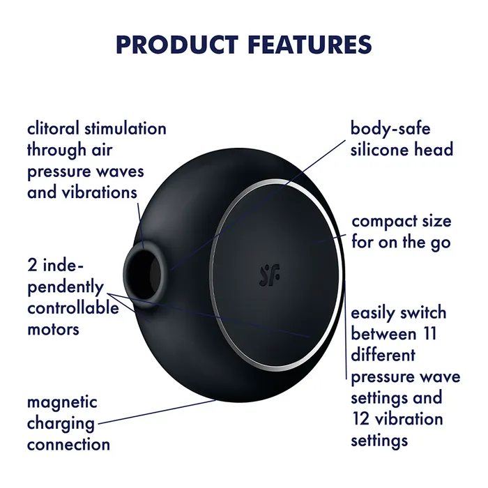 Satisfyer Vibrators Satisfyer Pro To Go 3 Air Pulse Clitoral Stimulator
