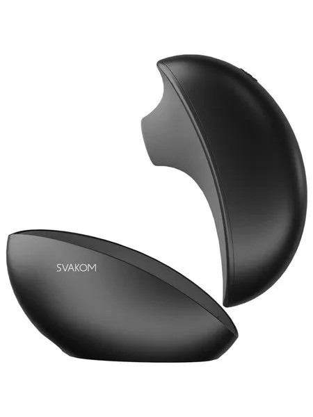 Vibrators Calvista Svakom Pulse Galaxie App Controlled Rechargeable Pulse Stimulator with Starlight Projector Midnight Black