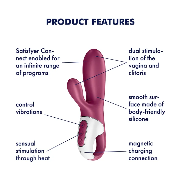 Vibrators Satisfyer Satisfyer Hot Bunny Rabbit Vibrator