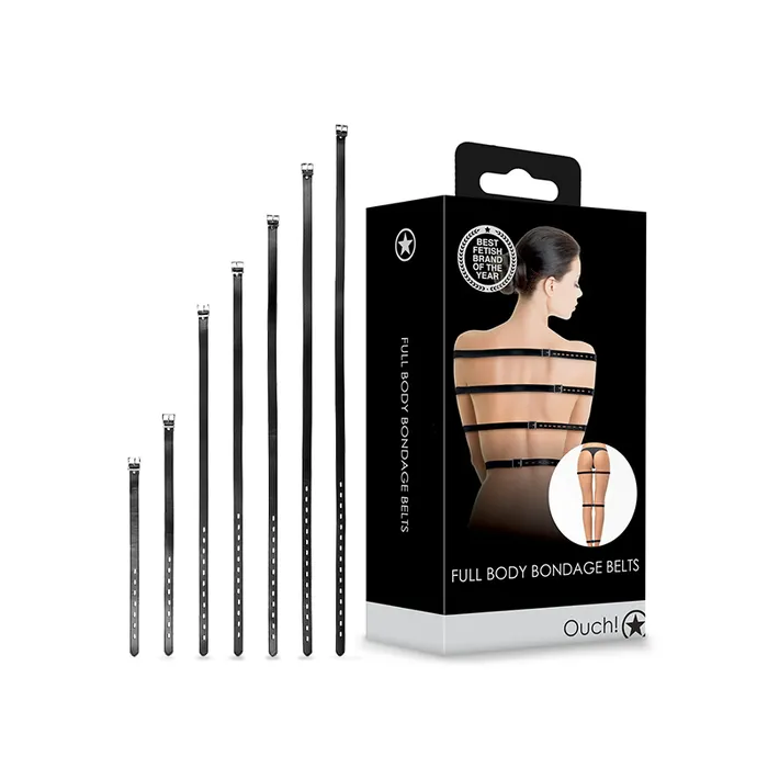 Vibrators SHOTS SHOTS Full Body Bondage Belts