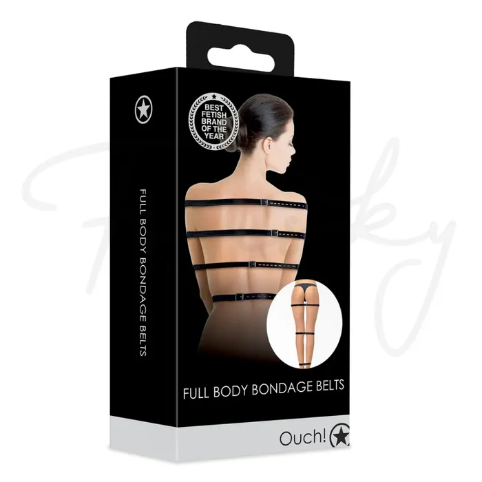 Vibrators SHOTS SHOTS Full Body Bondage Belts