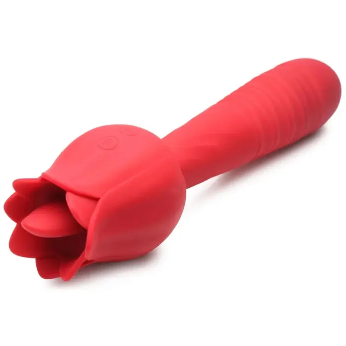 Bloomgasm Vibrators Bloomgasm Racy Rose Thrusting And Licking Rose Vibrator