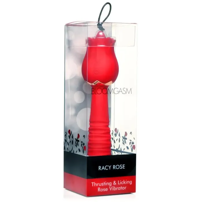 Bloomgasm Vibrators Bloomgasm Racy Rose Thrusting And Licking Rose Vibrator