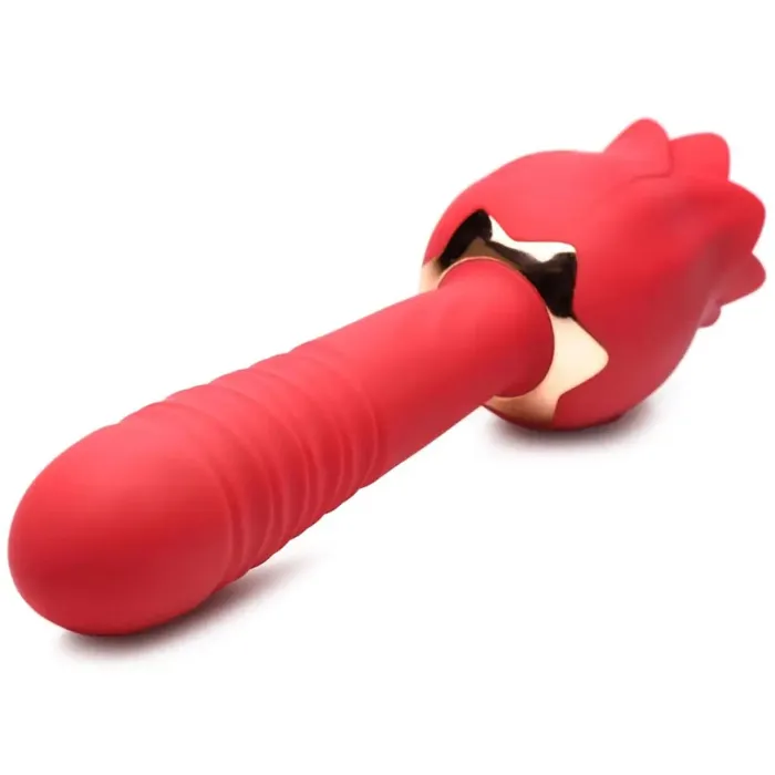Bloomgasm Vibrators Bloomgasm Racy Rose Thrusting And Licking Rose Vibrator