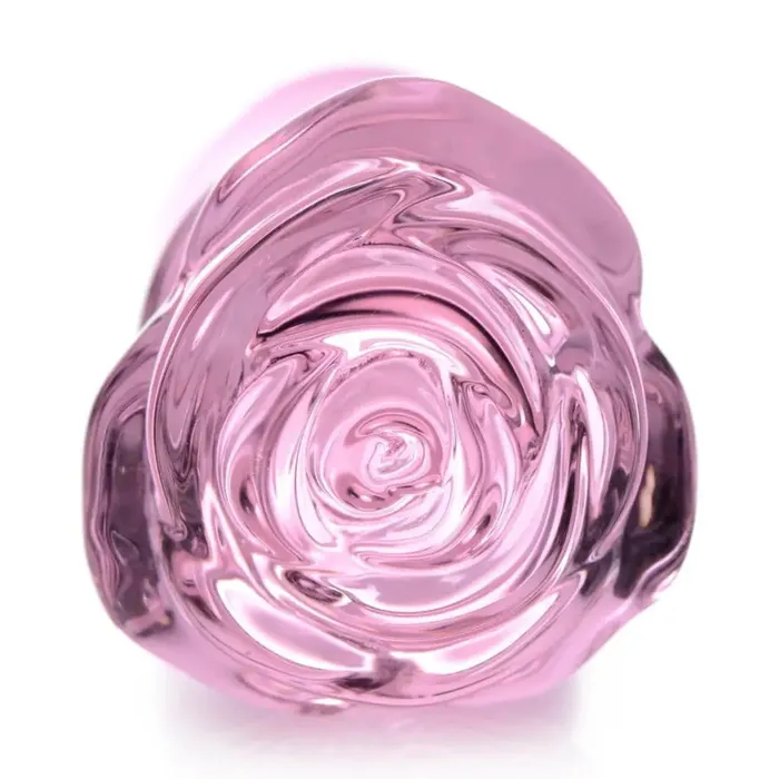 Booty Sparks Anal Booty Sparks Pink Rose Glass Anal Plug Booty Sparks Anal Booty Sparks Pink Rose Glass Anal Plug
