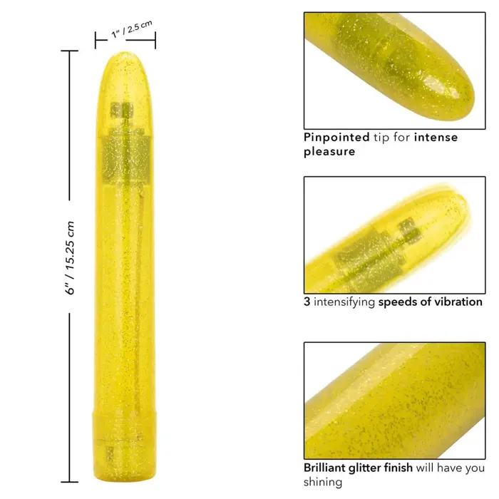 CalExotics Female Sex Toys Sparkle Slim Vibe CalExotics Female Sex Toys Sparkle Slim Vibe